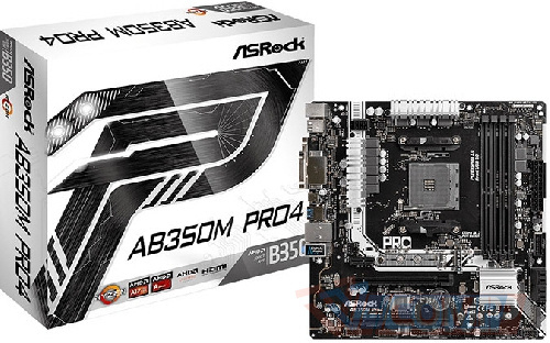 Материнская плата ASRock AB350M Pro4 (AB350M PRO4)