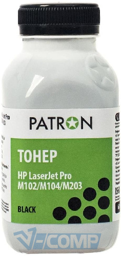 Тонер Patron для HP LJ Pro M102/203/CF217A/230A, 60g, Black (PN-HLJPM102-060)
