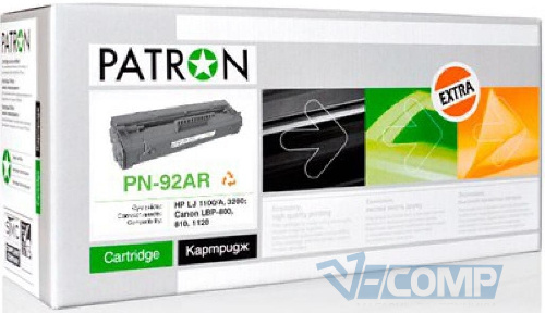 Картридж Patron для HP LJ 1100 Extra, Black (PN-92AR)
