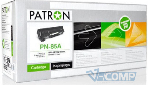 Картридж Patron для HP LJ P1102/M1132/1212nf Extra, Black (PN-85AR)