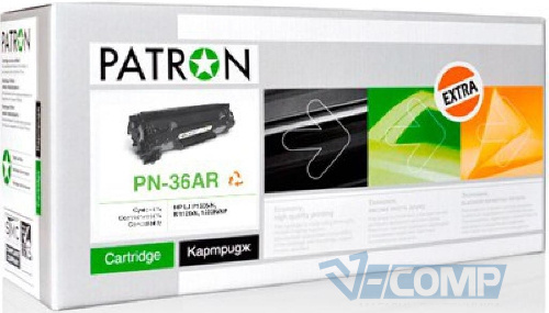 Картридж Patron для HP LJ P1505/1522 Extra, Black (PN-36AR)