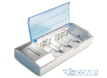 Зарядное устройство Super Vanzon C906W, 4AA/4AAA/C/D/9V, Silver