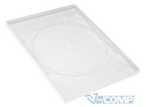 Коробка для дисков BOX DVD/CD (13.5 мм х 19 мм) на 1 диск 7мм, Clear
