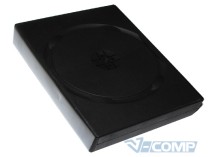 Коробка для дисков BOX DVD/CD (13.5 мм х 19 мм) на 12 дисков 39мм, Black