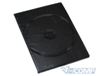 Коробка для дисков BOX DVD/CD (13.5 мм х 19 мм) на 2 диска 14мм, Black