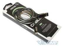 Кабель Aspor A156 2.4A USB - Lightning, 1.2м, Silver (A156 Silver)