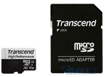 Карта пам′яті Transcend miсroSDXC UHS-I U3 + SD адаптер, 64Gb, Class 10 (TS64GUSD330S)