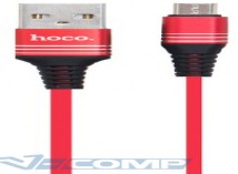 Кабель Hoco Tricyclic Silicone U46 USB - microUSB, 1м, Red (U46 microUSB Red)