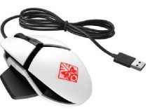 Мышка HP Omen Reactor, White/Red (7ZF19AA)