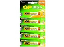 Батарейки GP Ultra Alkaline LR6/AA 5шт, щелочная, 1.5V, Blister (15AUHM-2UR5)