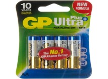 Батарейки GP Ultra Plus Alkaline LR6/AA 4шт, щелочная, 1.5V, Blister (15AUPHM-2UE4)