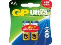 Батарейки GP Ultra Plus Alkaline LR6/AA 2шт, щелочная, 1.5V, Blister (15AUPHM-2UE2)