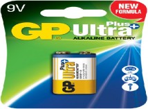 Батарейки GP Ultra Plus Alkaline 6LF22 1шт, щелочная, 9V, Blister (1604AUP-U1)
