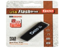 Флешка Dato DВ8001B, 8Gb, Black (DВ8001B-08G)