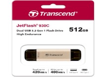 Флешка Transcend JetFlash 930C, 512Gb, Gold/Black (TS512GJF930C)