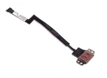 Разъем питания для ноутбука Lenovo PJ974 (bevel USB), 5-pin, 11 см, с кабелем (A49108)
