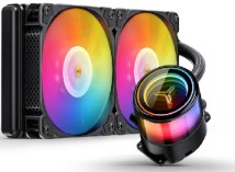 Система рідинного охолодження Jonsbo TW7-240 ARGB, Black (TW7-240 ARGB Black)