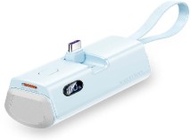 Універсальна мобільна батарея Vention 22.5W Built-in USB-C and Lightning Cables, 4 800mAh, Blue (FHQL0)