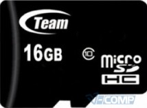 Team microSDHC + SD адаптер, 16Gb, Class 10 (TUSDH16GCL1005)
