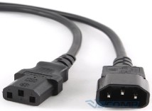 Кабель питания UPS Cablexpert C13 - C14, 3м, Black (PC-189-VDE-3M)