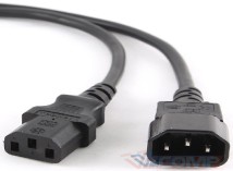 Кабель питания UPS Cablexpert C13 - C14, 1.8м, Black (PC-189-VDE)