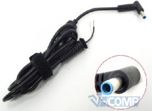 DC кабель от блока питания к ноутбуку HP, Dell (4.5*3.0 Blue Central pin) 45W-90W