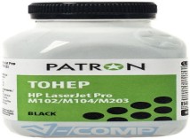 Тонер Patron для HP LJ Pro M102/203/CF217A/230A, 60g, Black (PN-HLJPM102-060)